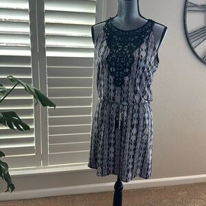 White House Black Market summer dress, elasticized waist